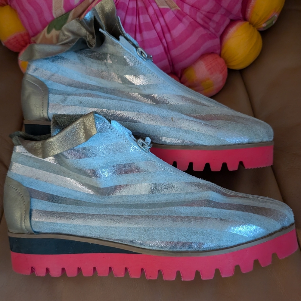 Papucei Leather Platform Wedge